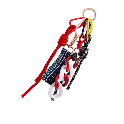 Pocoiau Geflochtenes Seil Telefongurt Stilvoller Nylonkabel Schlüsselbund Für Frauen Eleganter Tasche Charme Handgefertigtes Zubehör Für Handtasche Brieftasche von Pocoiau