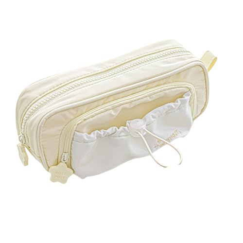 Pocoiau Large Bleistiftkoffer Reißverschluss Bleistiftbeutel Tragbarer Stiftorganisatoren Aufbewahrungstasche Reise Make Up Beutel Für Student Pen Bag Von Lustern von Pocoiau
