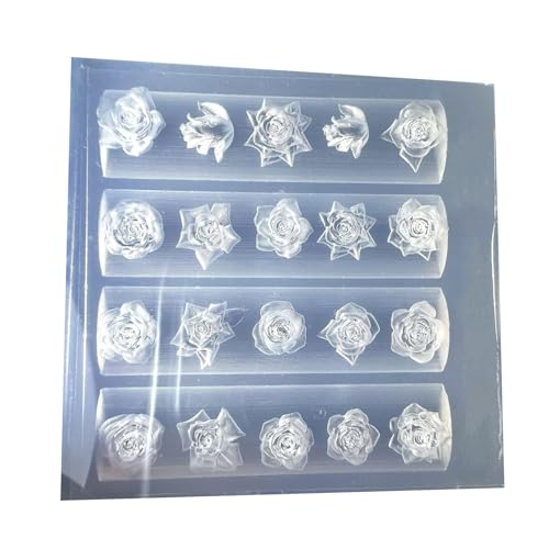 Pocoiau Nägel Kunst Silikonstempelformen Für Party Und Salon Maniküre Schmuck Die Schimmelpilz Geprägte Nägel Schablonen Für Frauen Machen von Pocoiau