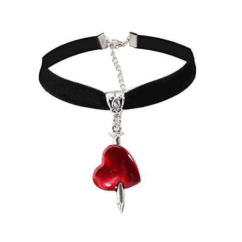 Pocoiau Schmetterling Herz Rose Halshalskette Gothic Grunge Schwarzer Samtschmuck Wunderschöne Frauen Anhänger Geschenk Gothic Statement Pocoiau Schmetterling Herz Rose Halshalskette Gothic Grunge Schwarzer Samtschmuck Wunderschöne Frauen Anhänger Geschenk Gothic Statement von Pocoiau