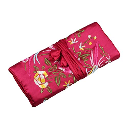 Pocoiau Seidenbrokat Schmuckhülle Roll Wrap Geschenktüten Münze Geldbörse Bestickter Süßigkeiten Schokoladenbeutel Für Hochzeitsfeier Geschenke Ornamente Aufbewahrungskoffer von Pocoiau