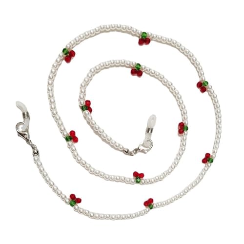 Pocoiau Stylische Maskierungsketten Brillenkabelhalter Farbenfroher Brillenkettenkette Lanyard Charme Mit Kirschen Charme Für Frauen Pocoiau Stylische Maskierungsketten Brillenkabelhalter Farbenfroher Brillenkettenkette Lanyard Charme Mit Kirschen Charme Für Frauen von Pocoiau
