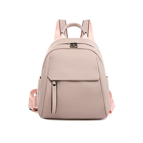 Pu Leder Schule Rucksack Weibliche Kleine Schule Tasche Für Teen Mädchen Student Daypack Weibliche Kleine Büchertasche von Pocoiau