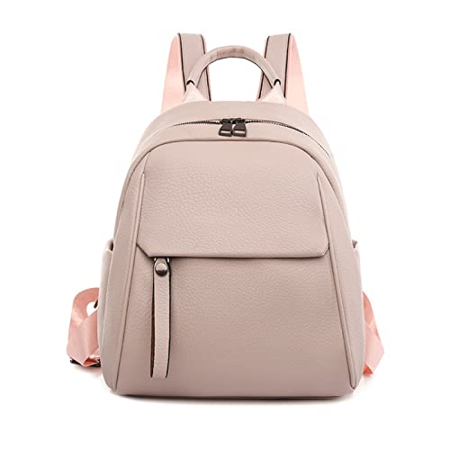 Pu Leder Schule Rucksack Weibliche Kleine Schule Tasche Für Teen Mädchen Student Daypack Weibliche Kleine Büchertasche von Pocoiau