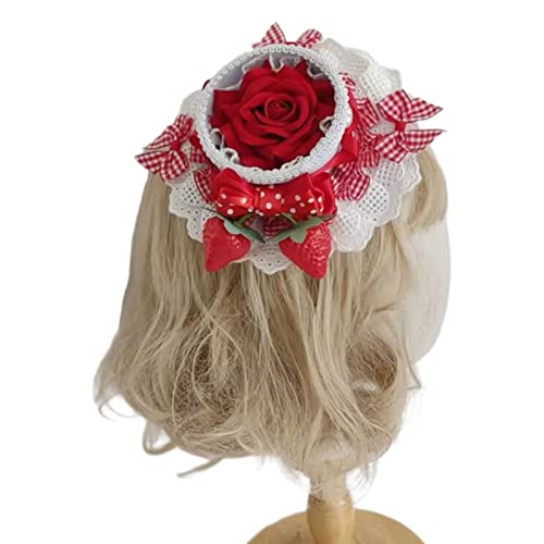Schöne Haarspange in Erdbeer-Form für Mädchen, Frühling-Haarspangen für Jugendliche und Erwachsene, bunte Pferdeschwanz-Haarnadel Schöne Haarspange in Erdbeer-Form für Mädchen, Frühling-Haarspangen für Jugendliche und Erwachsene, bunte Pferdeschwanz-Haarnadel von Pocoiau