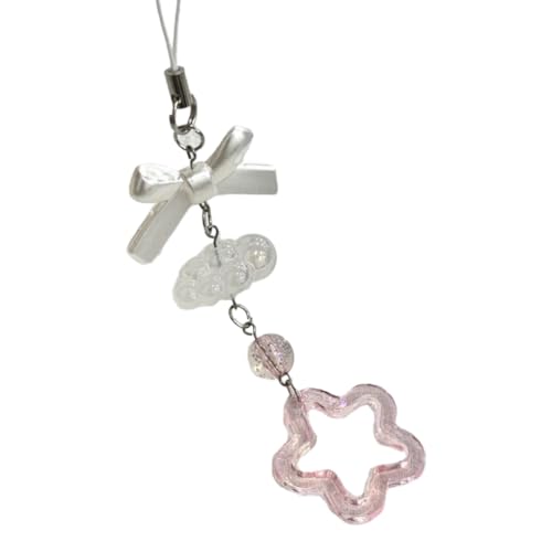 Süßer cooler Acryl-Stern-Perlen-Charm-Anhänger, Handy-Riemen, Taschen-Schlüsselanhänger, hängende Dekoration für Tasche, Geldbörse von Pocoiau