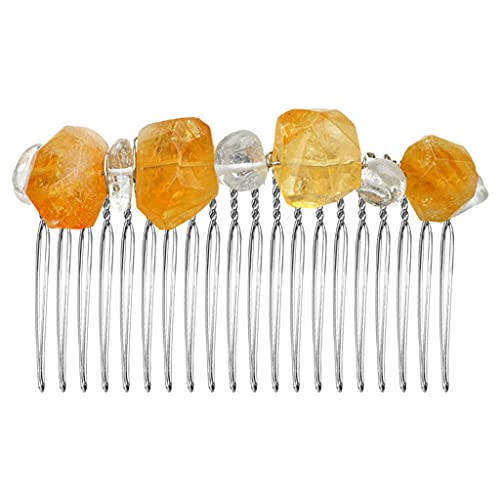 Unregelmäßiger Haarkamm mit Kristallen, handgefertigt, Schmucksteine, Brautschmuck Unregelmäßiger Haarkamm mit Kristallen, handgefertigt, Schmucksteine, Brautschmuck von Pocoiau