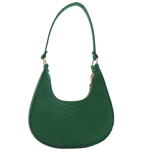 Unterarmtasche Mode Taschen Handtasche Schultertaschen Tasche für Mädchen Achsel Speziell, grün, One Size von Pocoiau