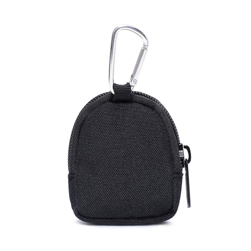 Verschleißfeste Münztasche für den Außenbereich, Kopfhörerbeutel, Schlüsselanhänger, Reißverschluss, Tasche, Outdoor-Schlüsseltasche, Gürtel, Hüfttasche mit Schnalle für Kopfhörer, Schwarz Verschleißfeste Münztasche für den Außenbereich, Kopfhörerbeutel, Schlüsselanhänger, Reißverschluss, Tasche, Outdoor-Schlüsseltasche, Gürtel, Hüfttasche mit Schnalle für Kopfhörer, Schwarz von Pocoiau