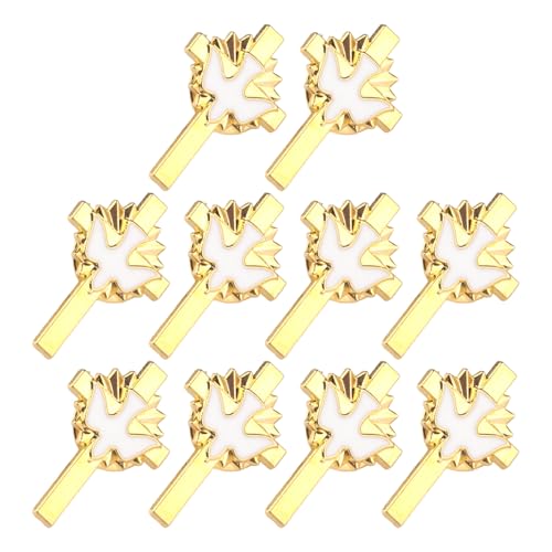 Vielseitige Tauben Crosses Badge Attraktive Tauben Crosses Revers Pin Einzigartiger Abzeichen Pin Geschenke Für Stilvolle Personen Party Accessoire Brosche Brosche von Pocoiau
