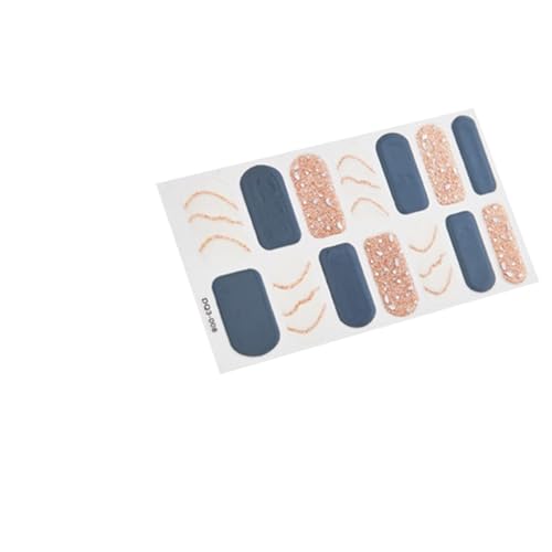 Volle Abdeckung Nagel Aufkleber Flocken Nagel Abziehbilder Selbstklebende Kreative Nagel Streifen Wraps Dekoration Maniküre Aufkleber von Pocoiau