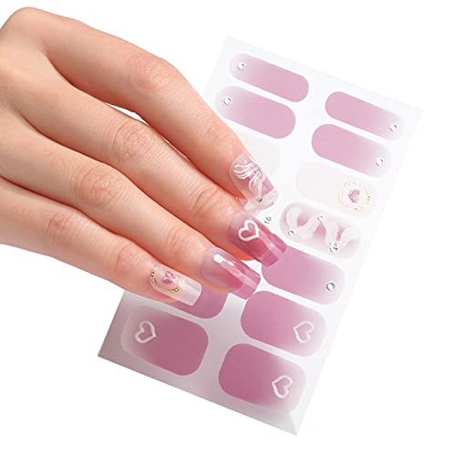 Volle Abdeckung Nagel Aufkleber Nagel Tipps Maniküre Dekoration Selbstklebende Maniküre Kreative Nailart Tipps Aufkleber von Pocoiau