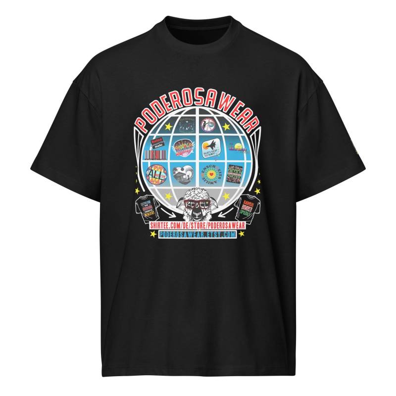Unisex Boxy-T-Shirt To Advertise For Me If You Like My Designs Unisex Boxy-T-Shirt To Advertise For Me If You Like My Designs von Poderosawear