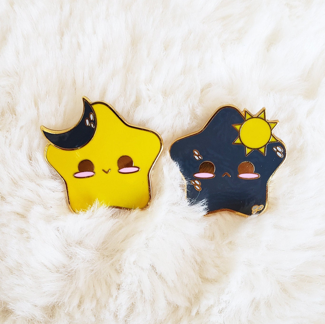 stern Zwillinge Sonne & Mond Set Hard Enamel Pin stern Zwillinge Sonne & Mond Set Hard Enamel Pin von PoeCoPins