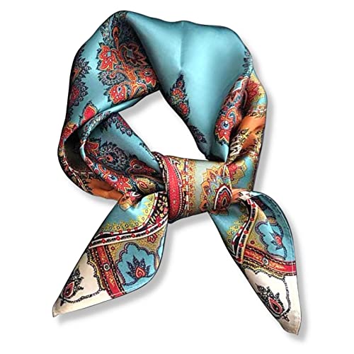 PoeticEHome Seidenschal aus 100% reiner Maulbeerseide – 68x68 cm Halstuch für Damen | Quadratisches Tuch mit Geschenkbox​ von PoeticEHome