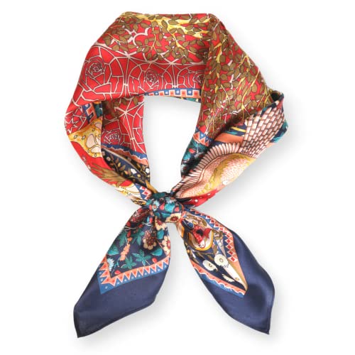 PoeticEHome Seidenschal aus 100% reiner Maulbeerseide – 68x68 cm Halstuch für Damen | Quadratisches Tuch mit Geschenkbox​ von PoeticEHome