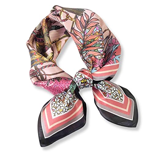 PoeticEHome Seidenschal aus 100% reiner Maulbeerseide – 68x68 cm Halstuch für Damen | Quadratisches Tuch mit Geschenkbox​ von PoeticEHome