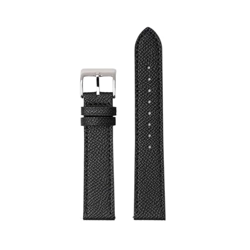 PohUy 18mm/20mm/22mm Damen-Herren-Armband aus Kalbsleder mit Eidechsennarbung und Schnellverschluss-Federsteg von PohUy