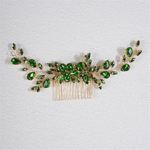 Strass Braut Haarkamm Hochzeit Accessoires Kopfschmuck Brautjungfer Party Kopfschmuck Haar Tiara EN8 von Pohullan