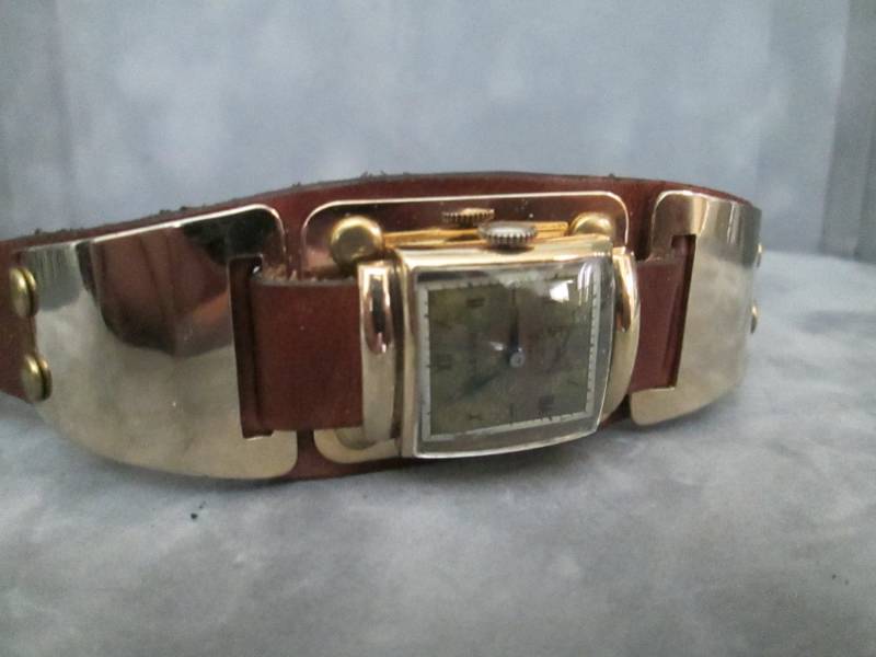 Vintage Raleger Gold-Gefüllte Handaufzug Herrenuhr Im Steam Punk Look von PointOfTime