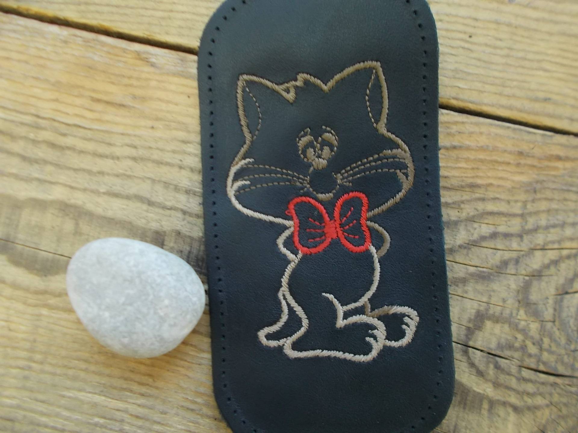 Katze Leder Patch, Mütze, Kinderjacke, Witzig, Tier, Rucksack, Stickerei, Jagd, Haustiere, Aufnäher Accessoire, Geek, Diy von PointingUp