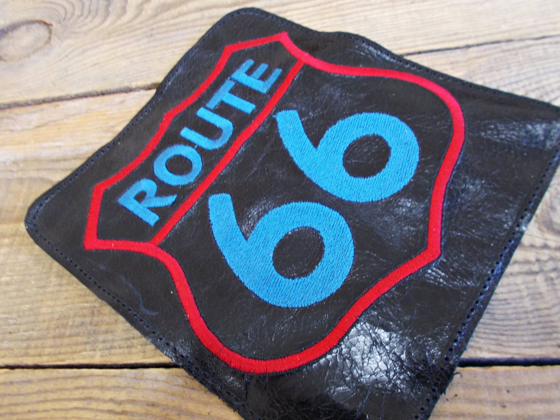 Leder Patch Jacke, Motorrad, Route 66 Patch, Reiter Jägerjacke, Rucksack, Stickerei, Taschen Leder Patch Jacke, Motorrad, Route 66 Patch, Reiter Jägerjacke, Rucksack, Stickerei, Taschen von PointingUp