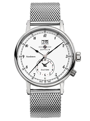 Zeppelin 7540M-1 Herren-Uhr Nordstern Dual Time von Zeppelin