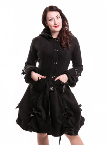 Poizen Industries Alice Coat Frauen Wintermantel schwarz S 100% Polyester Undefiniert Industrial von Poizen Industries