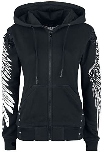 Poizen Industries Elora Hood Frauen Kapuzenjacke schwarz L von Poizen Industries