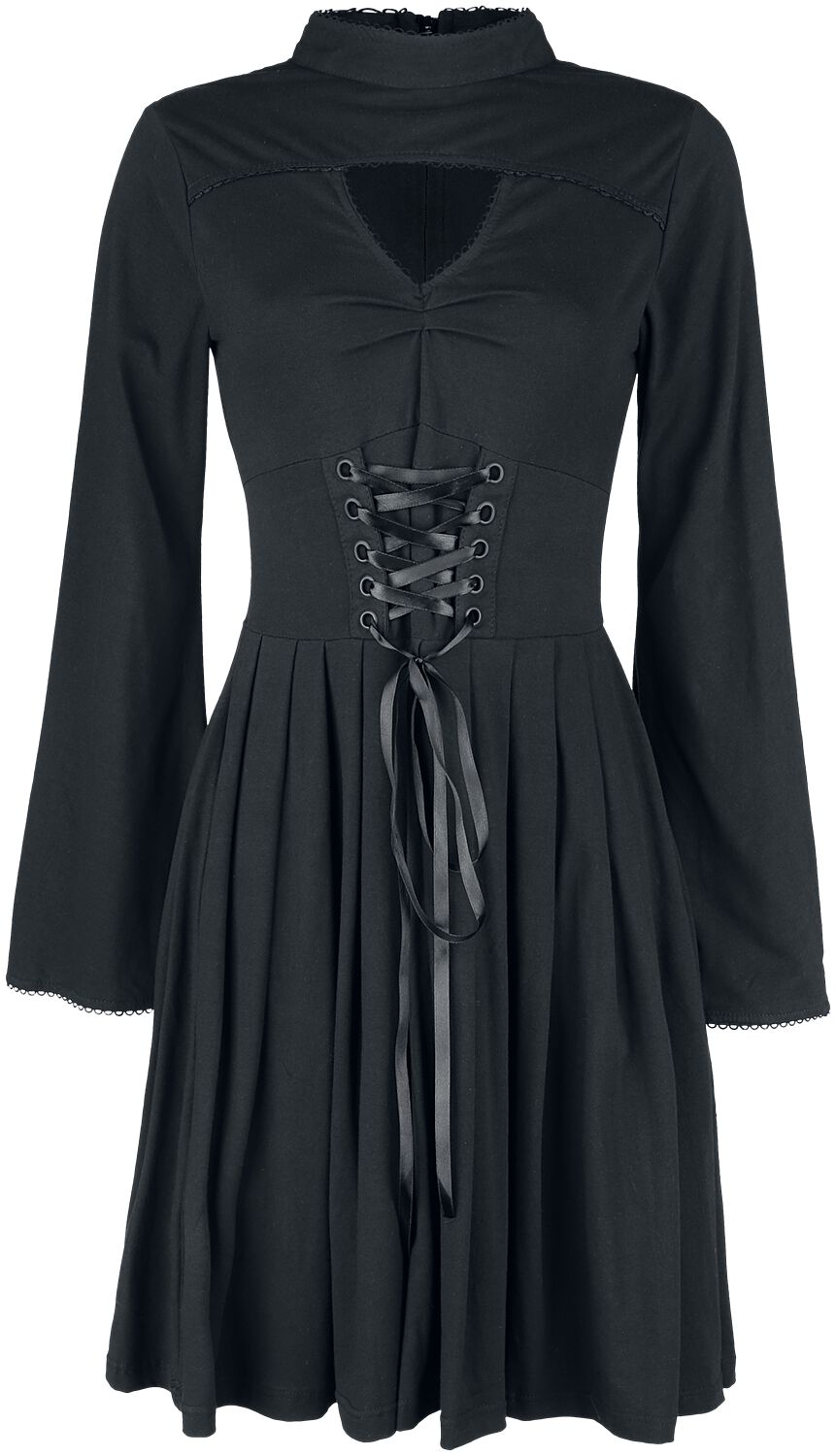 Poizen Industries - Gothic Kleid knielang - Stranger Dress - S bis 4XL - für Damen - Größe 3XL - schwarz von Poizen Industries