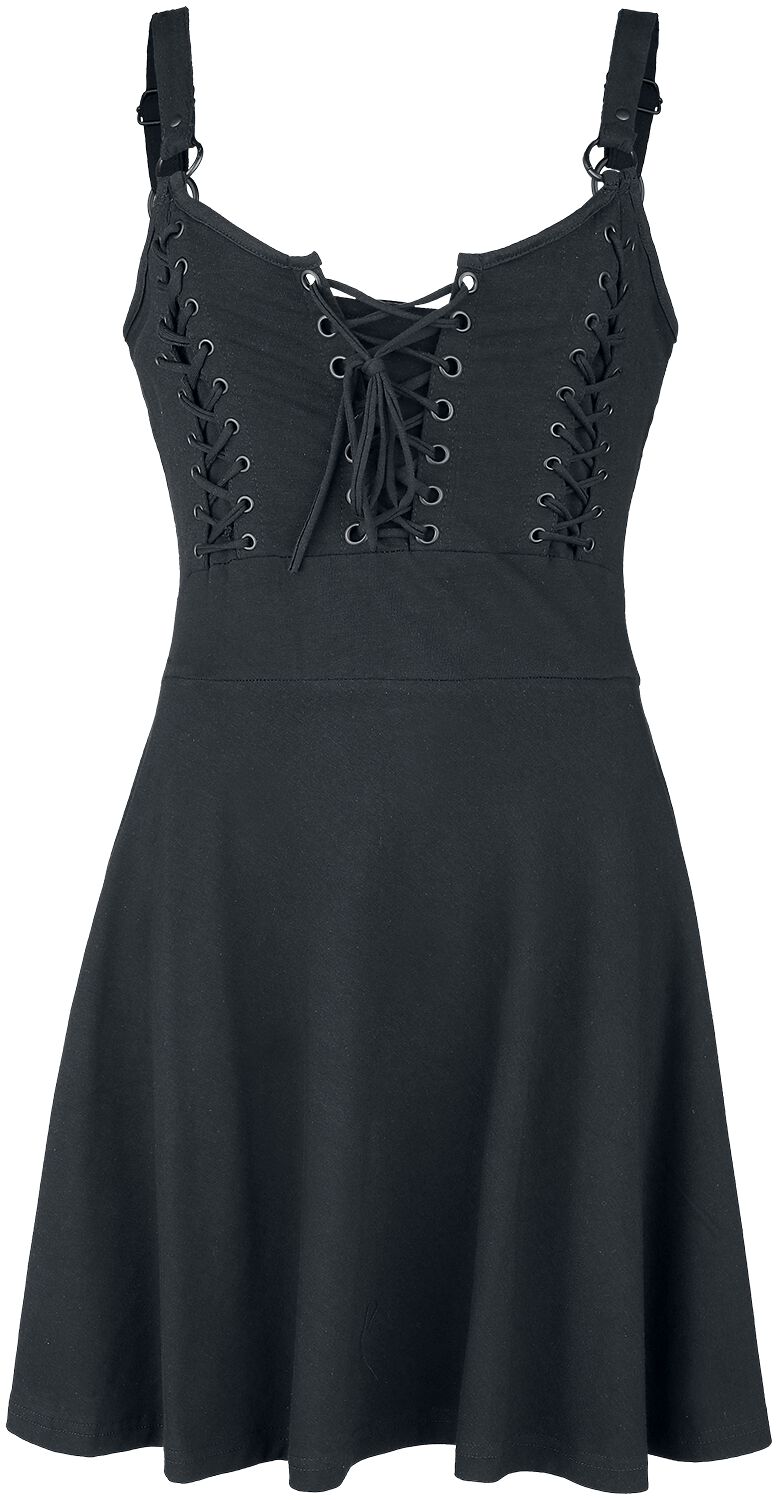 Poizen Industries - Gothic Kurzes Kleid - Malice Dress - L bis 4XL - für Damen - Größe L - schwarz von Poizen Industries