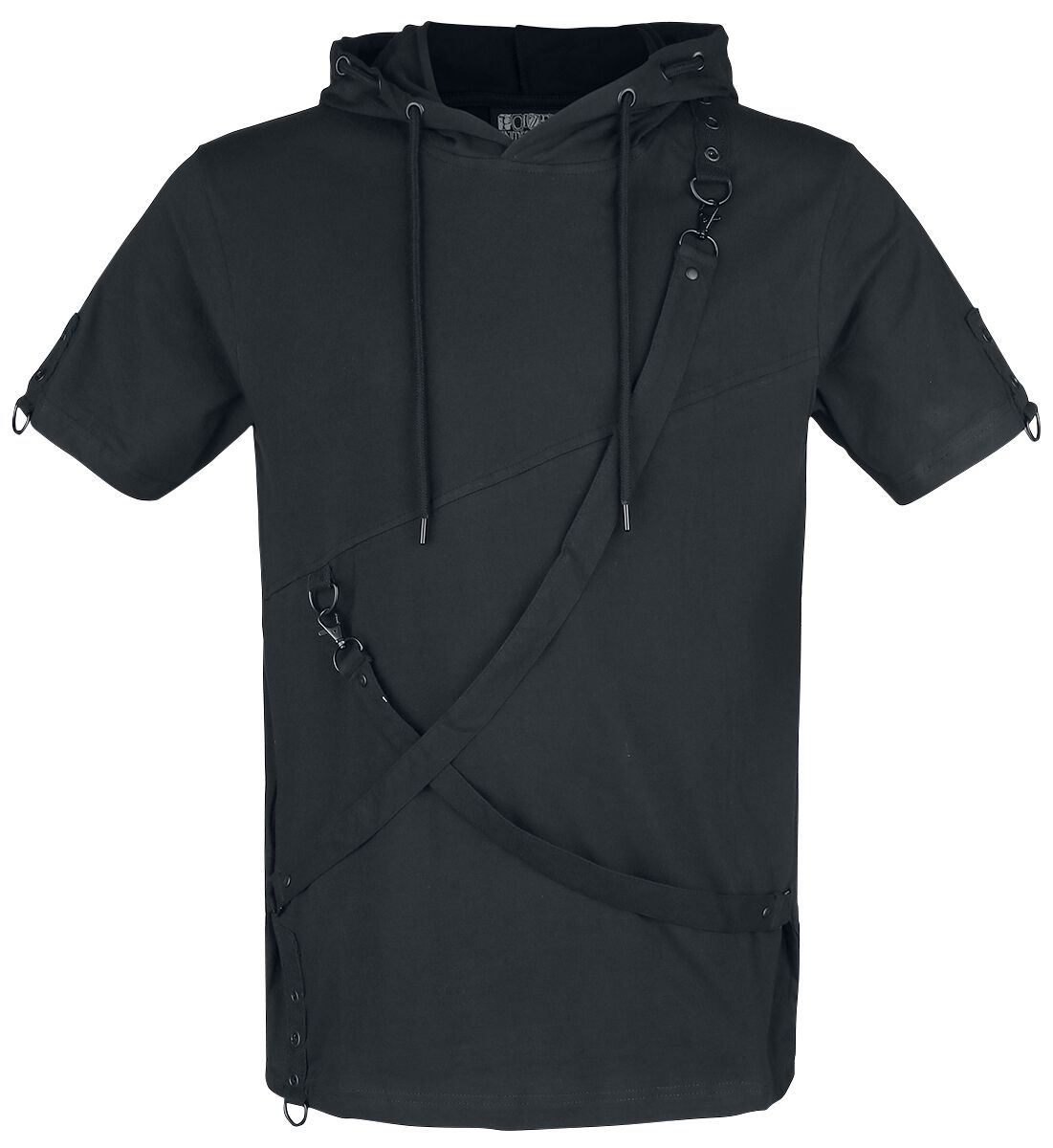 Poizen Industries - Gothic T-Shirt - Lucius Top - S bis XL - für Männer - Größe L - schwarz von Poizen Industries