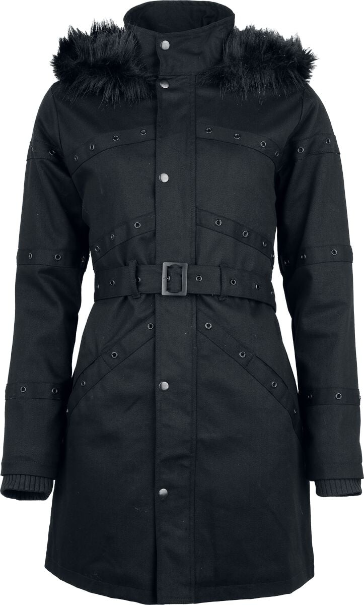 Poizen Industries - Gothic Übergangsjacke - Lois Jacket - S bis 4XL - für Damen - Größe XL - schwarz von Poizen Industries