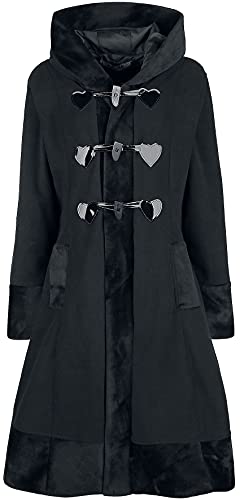 Poizen Industries Minx Coat Frauen Wintermantel schwarz M 100% Polyester Undefiniert Industrial von Poizen Industries