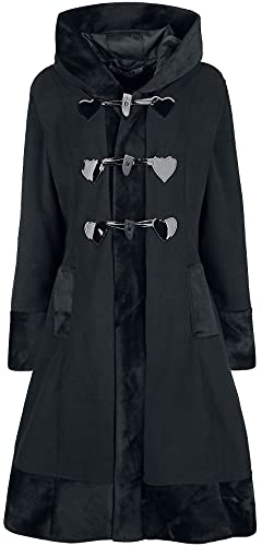 Poizen Industries Minx Coat Frauen Wintermantel schwarz XL 100% Polyester Undefiniert Industrial von Poizen Industries