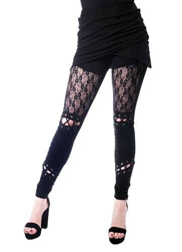 Poizen Industries Myth Legging Frauen Leggings schwarz S von Poizen Industries