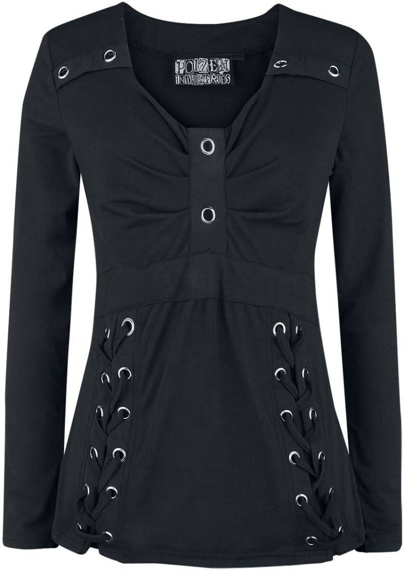 Poizen Industries Reef Top Langarmshirt schwarz in L von Poizen Industries