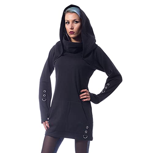 Poizen Industries Siego Top Frauen Kapuzenpullover schwarz XL von Poizen Industries