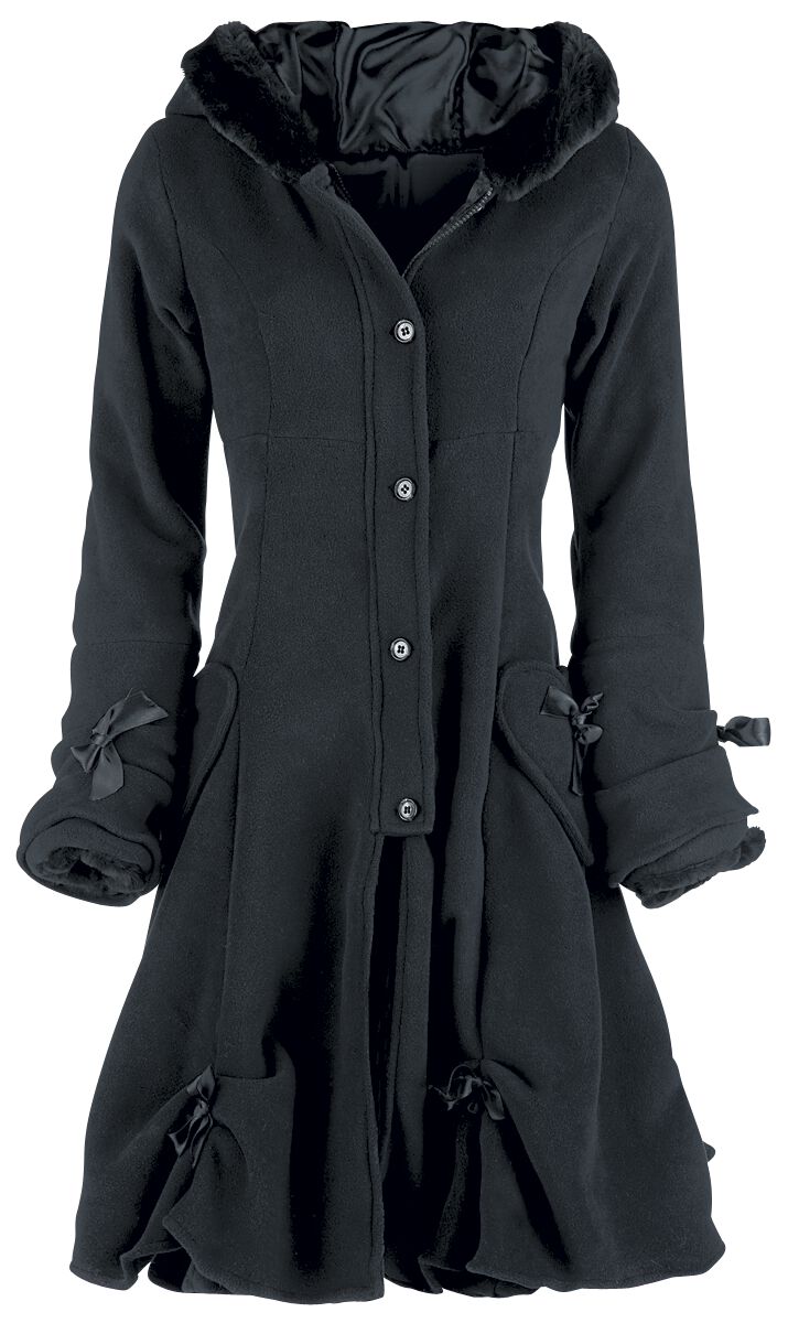 Poizen Industries Wintermantel - Alice Coat - S bis 5XL - für Damen - Größe 4XL - schwarz von Poizen Industries