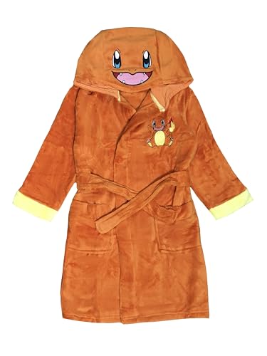Pokemon Bademantel mit Kapuze für Jungen oder Mädchen, Alter 4–14 Jahre, Charmander, 5-6 Years von Pokémon