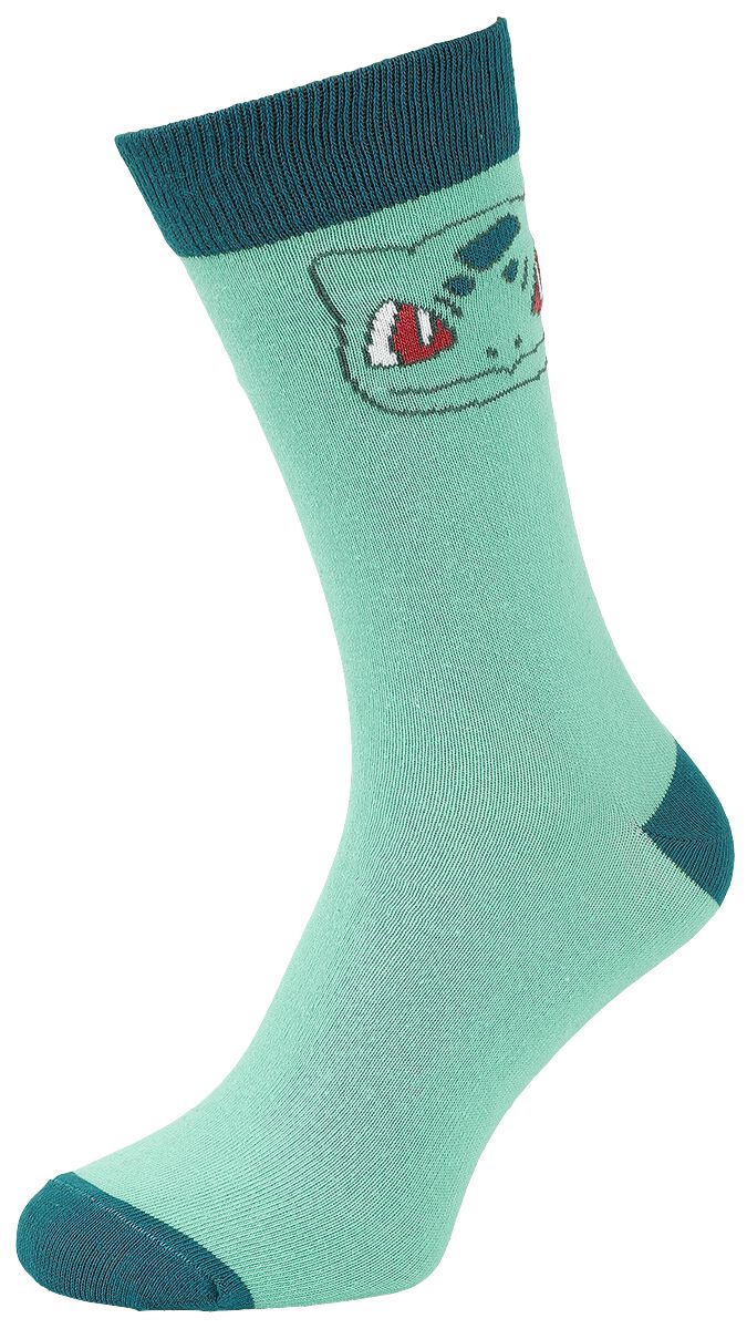 Pokémon Bisasam Socken türkis in EU 43-46 von Pokémon