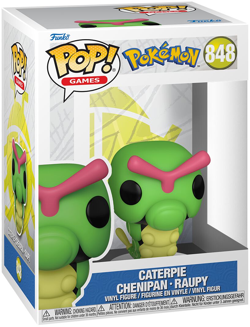 Pokémon Caterpie - Chenipan - Raupy Vinyl Figur 848 Funko Pop! multicolor von Pokémon