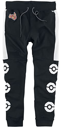 Pokémon Charizard Männer Trainingshose schwarz S 60% Baumwolle, 40% Polyester Gaming von Pokémon