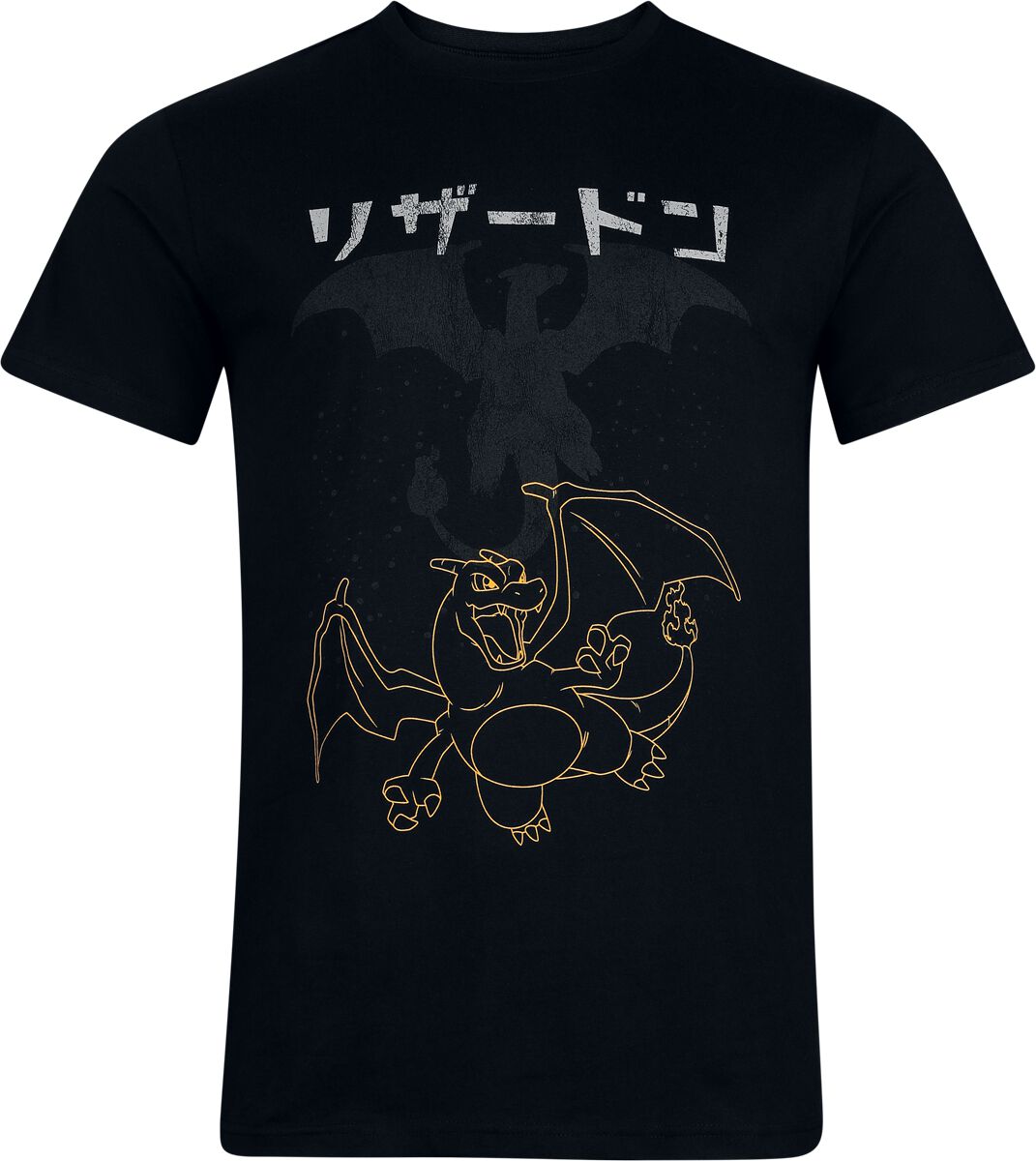 Pokémon Charizard T-Shirt schwarz in M von Pokémon