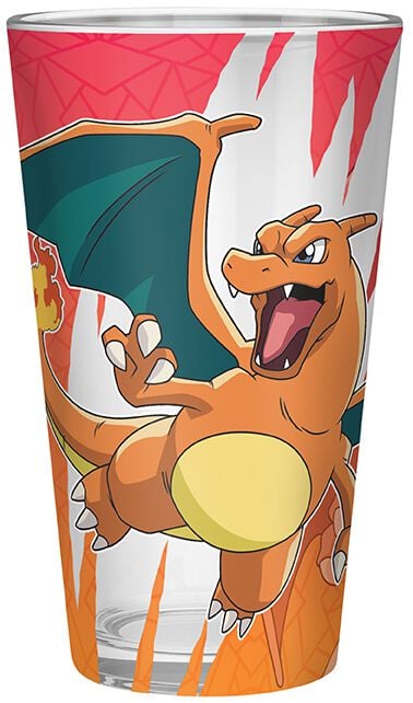 Pokémon Charizard Trinkglas klar von Pokémon