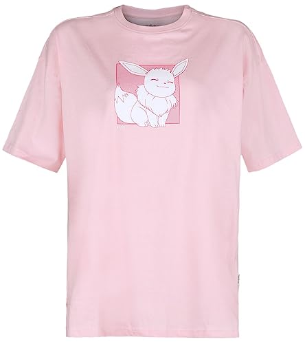 Pokémon Evoli - Eeveelutions Frauen T-Shirt pink S 100% Baumwolle Anime, Gaming von Pokémon