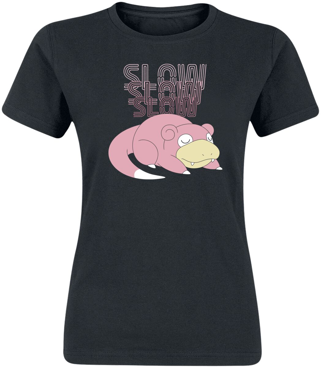 Pokémon Flegmon - Slow Slow Slowpoke T-Shirt schwarz in L von Pokémon