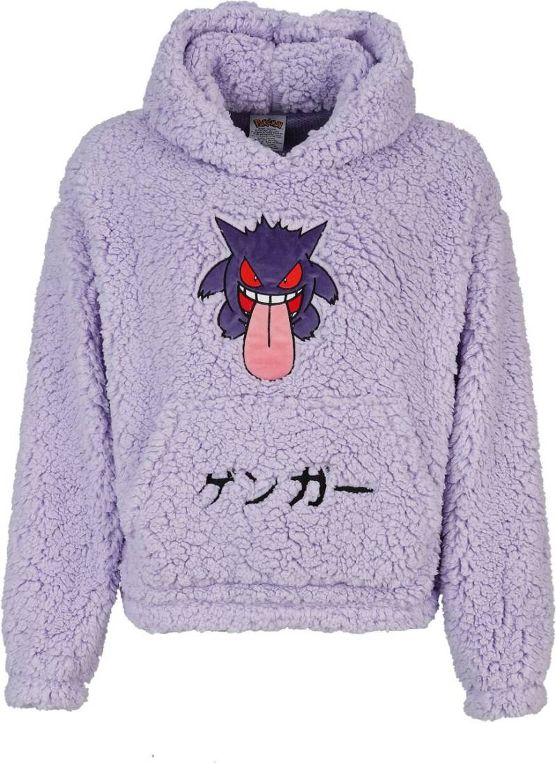 Pokémon - Gaming Kapuzenpullover - Gengar - Teddy - S bis XXL - für Damen - Größe XL - lila von Pokémon