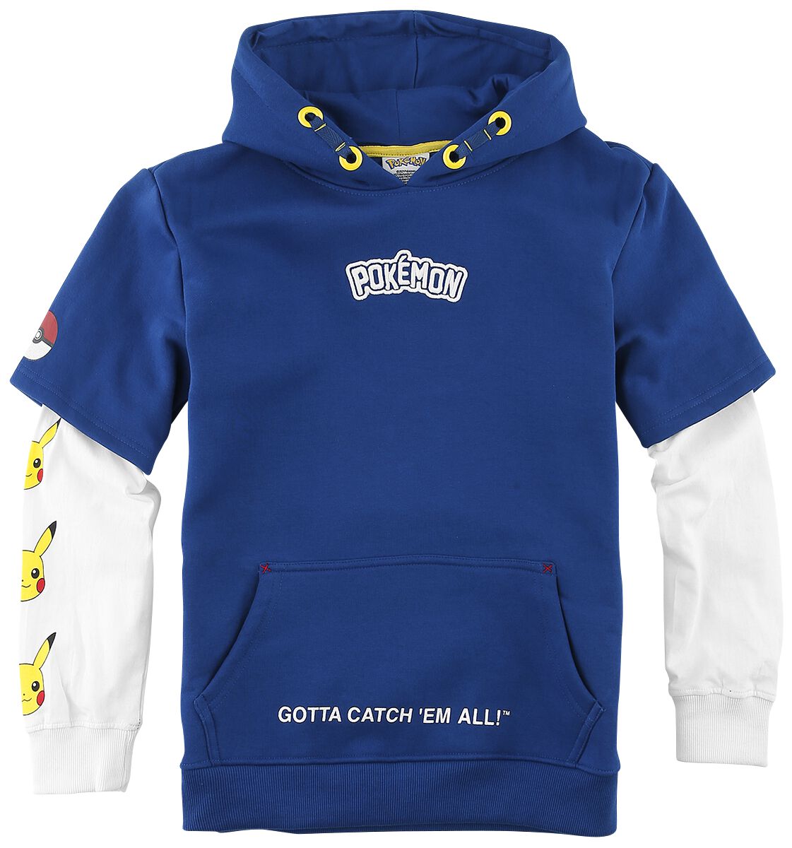 Pokémon - Gaming Kapuzenpullover für Kleinkinder - Kids - Got Them All - für Mädchen & Jungen - blau von Pokémon