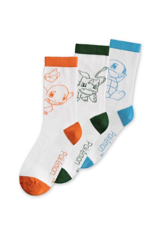 Pokémon - Gaming Socken - Glumanda Bisasam Schiggy Socken - EU 43-46 - Größe EU 43-46 - multicolor Pokémon - Gaming Socken - Glumanda Bisasam Schiggy Socken - EU 43-46 - Größe EU 43-46 - multicolor von Pokémon
